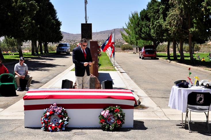 This time last year, Palmdale Mayor Jim Ledford was recovering from a heart attack. During his welcoming remarks Monday, Ledford thanked community members for their support and prayers. Ledford also took time to honor and remember Captain Victoria Ann Castro Pinckney, the Palmdale High School graduate killed in the line of duty earlier this month.