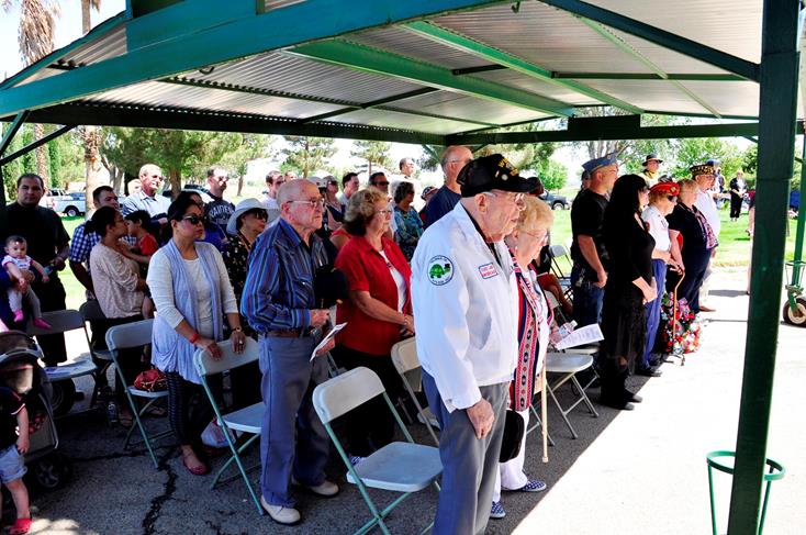 More than 100 residents attended the ceremony.