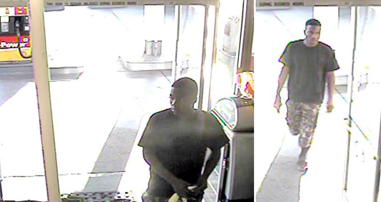 On July 8, 2013, police released these surveillance images asking for the public's help to  identify the suspect in the July 4th kidnap/sexual assault. Lancaster resident Kioki Ray Snowden was identified and arrested three days later. (Images courtesy LAPD)