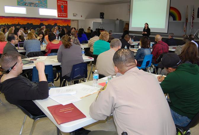The "Tackling Truancy" training event, which took place at the Lancaster Learning Complex, drew about 150 educators, social service providers and law enforcement personnel.