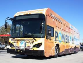  The service kick-off is the next step in a 12-month demonstration project designed to evaluate the performance of the zero emission buses. (Contributed)