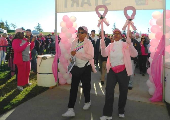 The Antelope Valley’s inaugural Making Strides Against Breast Cancer Walk last year raised well over $50,000, organizers said. (Photo by WAUNETTE CULLORS)