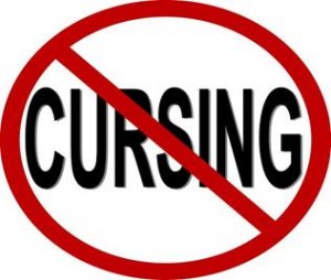 No cursing 1
