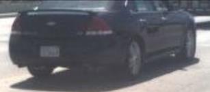McGlothan was driving a black 2015 Chevrolet Impala four-door with the license plate 7FTV649. (LASD) 