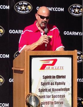 Paraclete High's Head Football Coach Norm Dahlia said he is honored that Melquise Stovall was named to the 2016 U.S. Army All-American Bowl. 