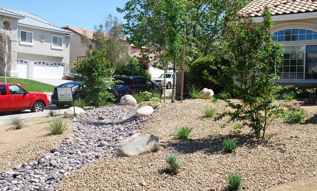 The Purcells used HERO financing to install drought tolerant landscaping and drip irrigation at their Palmdale home. HERO estimates they will save more than 3 million gallons of water over the lifetime of the landscaping project, netting them an estimated $31,960 savings on their water bills. [contributed]
