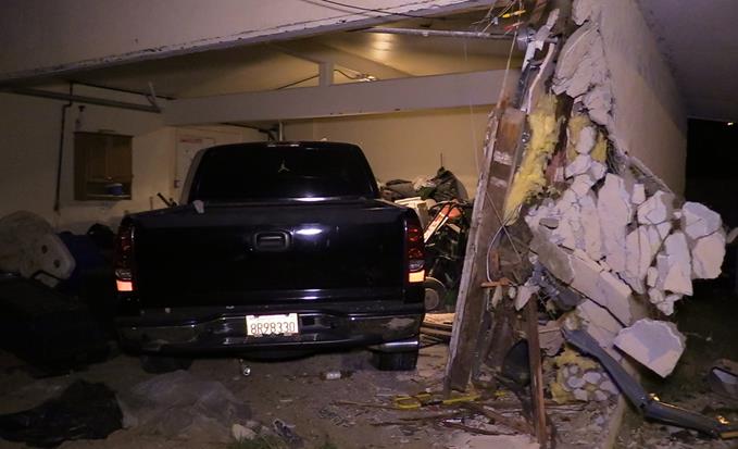 The crash happened around 1:43 a.m. on Sunday, May 8, in the 38400 Block of 37th Street East in Palmdale. [Photo by LUIS MEZA]