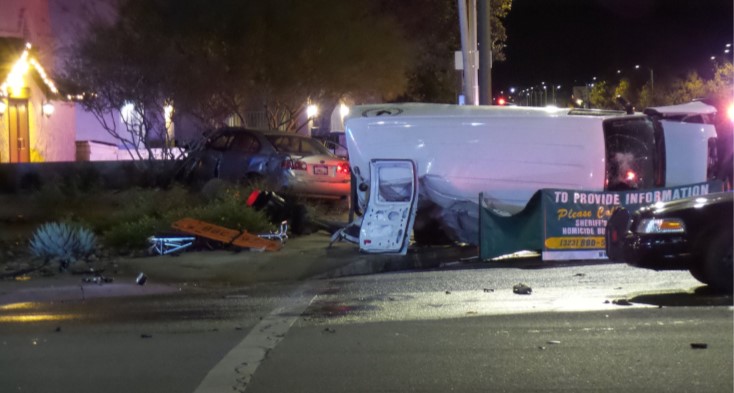 One Killed In Two Vehicle Crash In Palmdale 